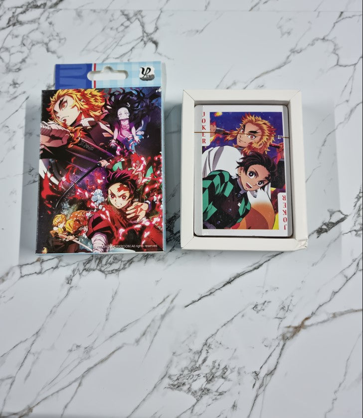 Demon slayer playing cards