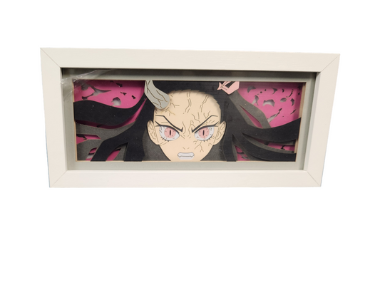 demon nezuko Shadowbox light