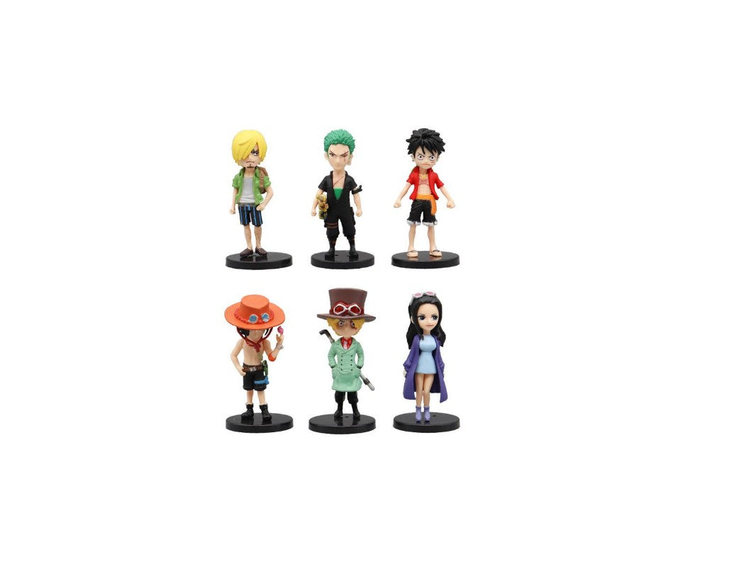 6pc One piece mini figures