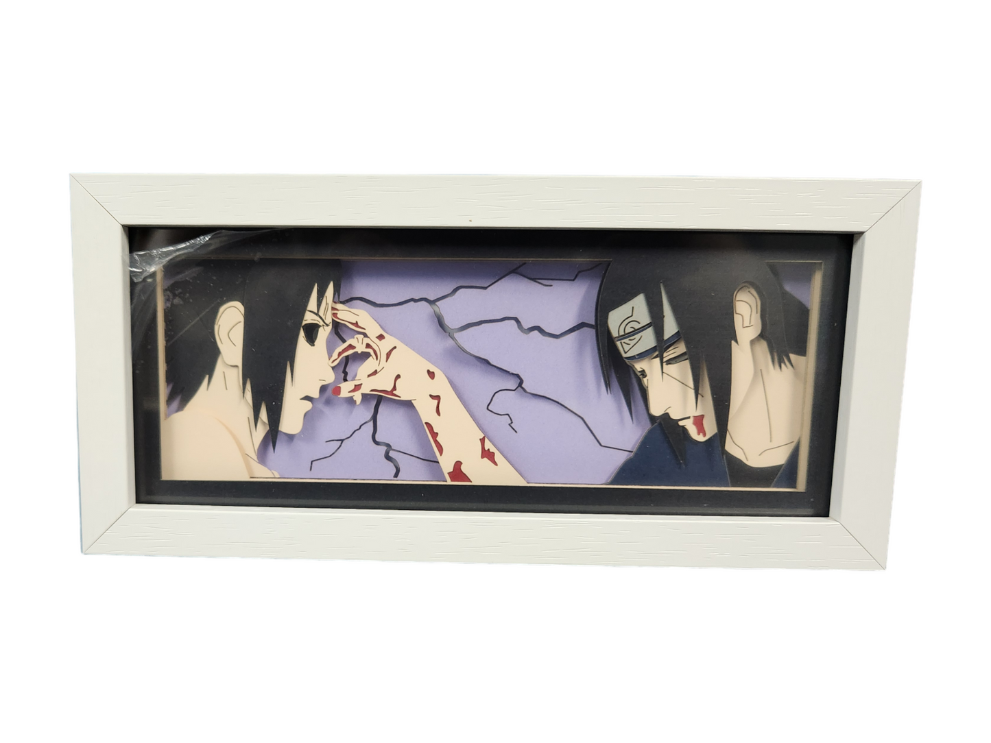 Sasuke & Itachi Shadow box light