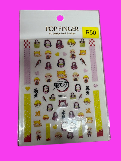 Nail Art design Nezuko