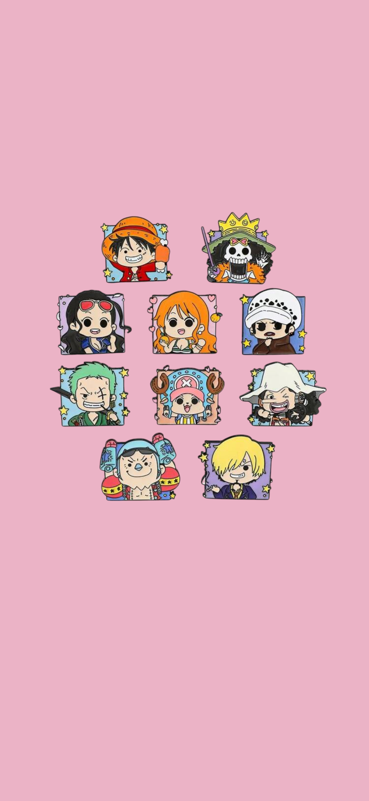 One Piece Pin Badges