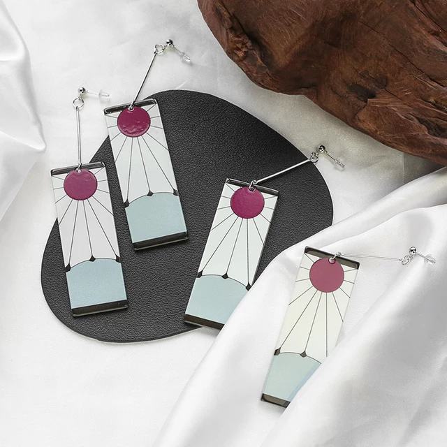 Demon Slayer Hanafuda Earrings