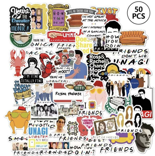 Friends 50Pc - Vinyl Sticker Pack