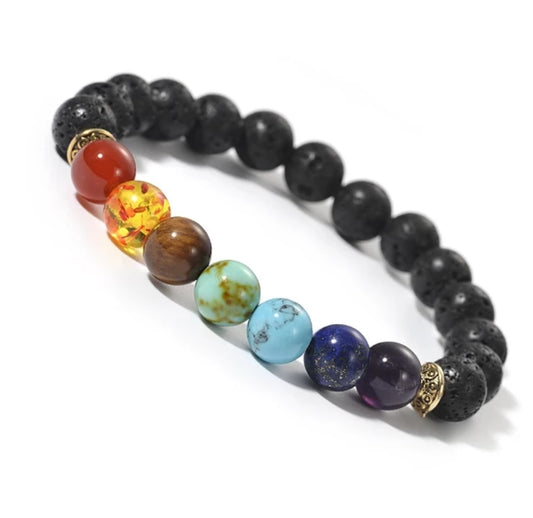 Chakra bracelet with Fragrance Oil