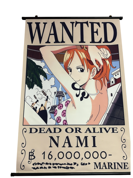large nami poster scroll