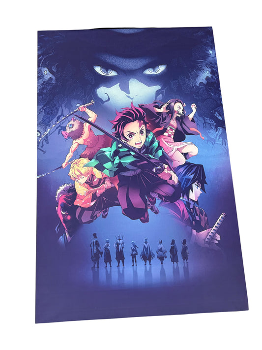 large demon slayer poster scroll