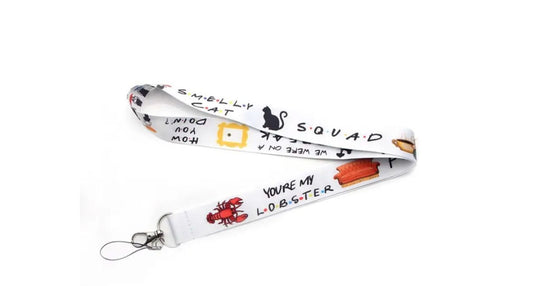 Friends White lanyard