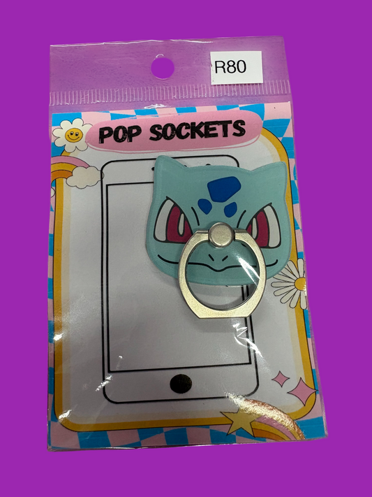 Bulbasaur pop socket