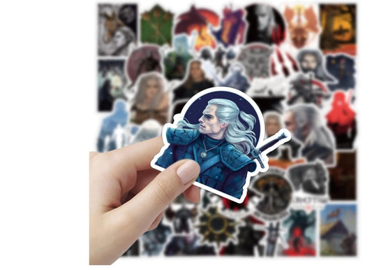 The Witcher 50pc Sticker set collections