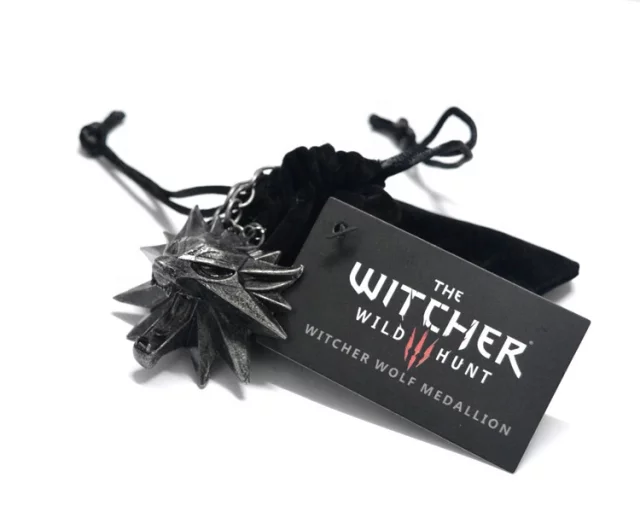 The Witcher Medallion & Velvet Bag