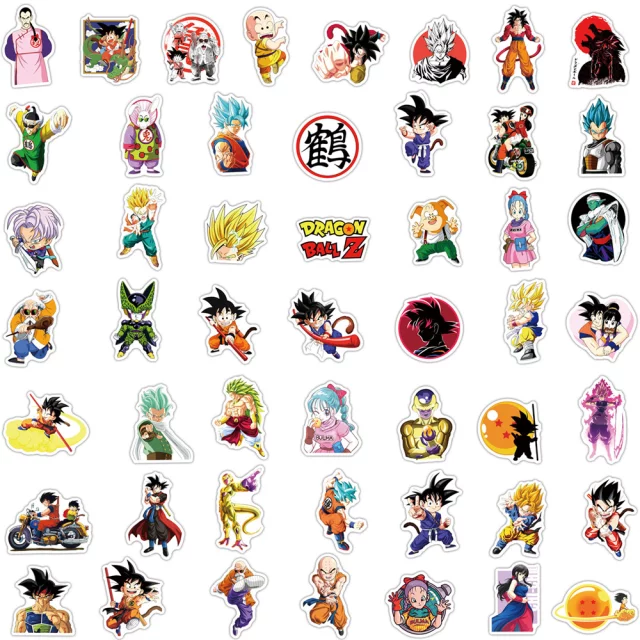 Dragon Ball Z 50pc sticker set