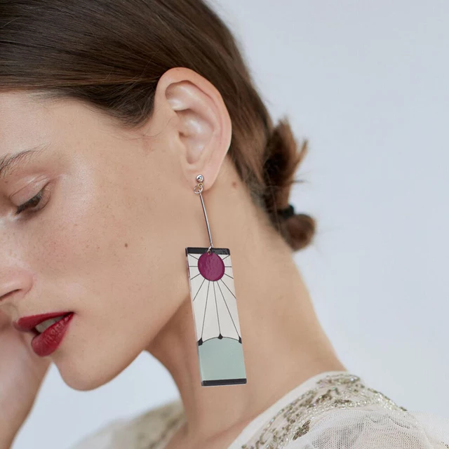 Demon Slayer Hanafuda Earrings