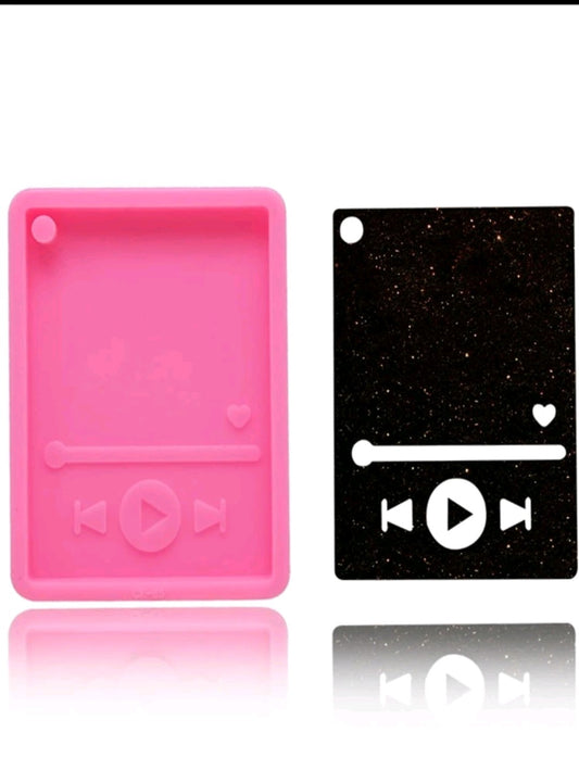 Playlist Resin Mold