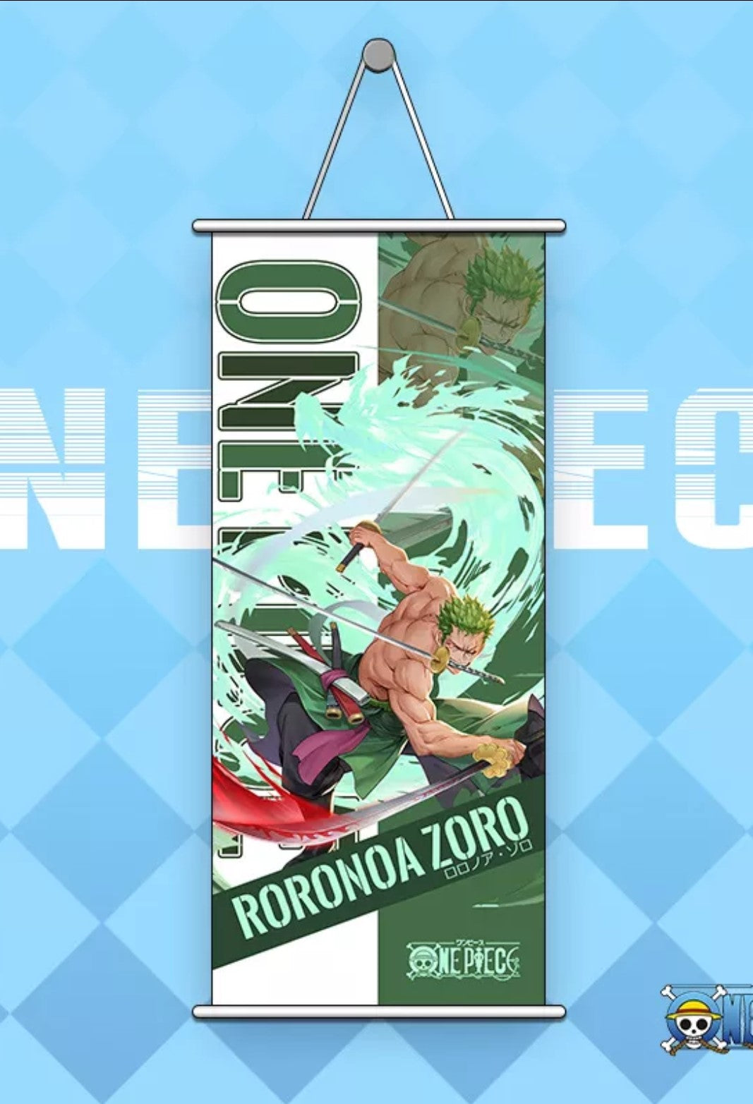 One Piece Zoro Poster Scrol