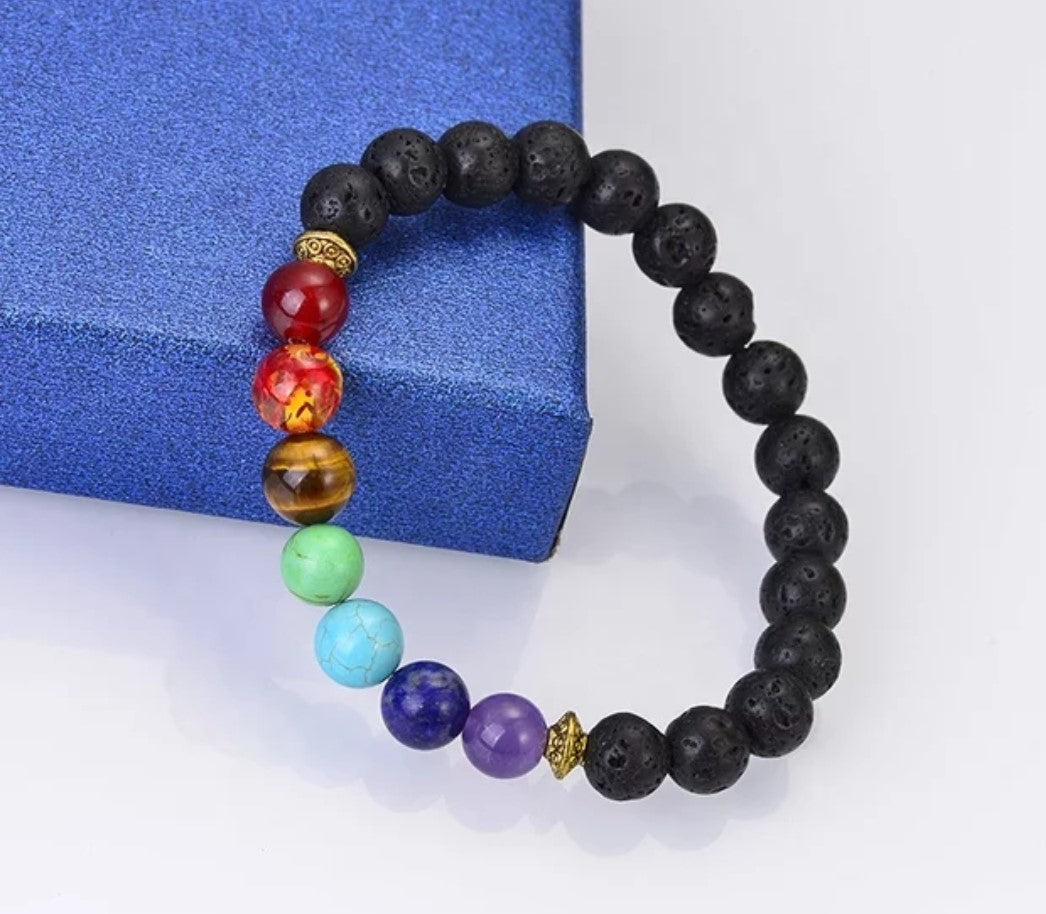 Chakra bracelet with Fragrance Oil